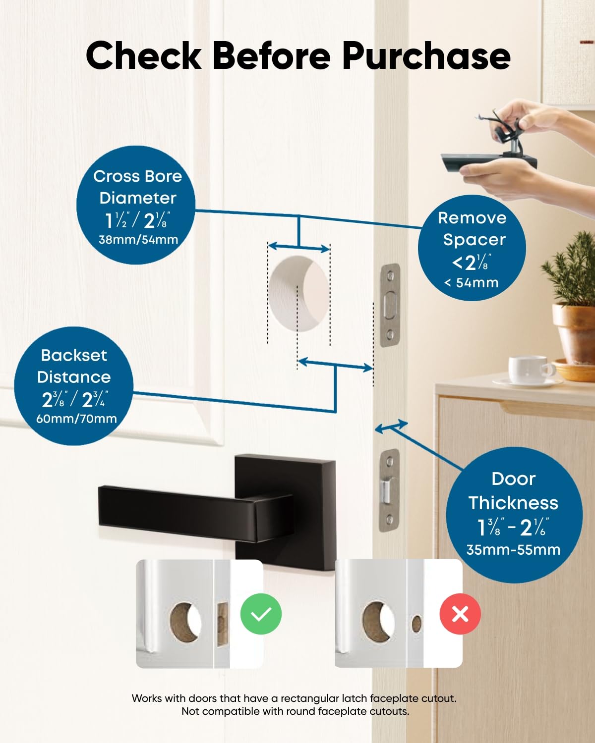 eufy Security Smart Lock C220, Fingerprint Keyless Entry Door Lock, Built-in Wi-Fi, App Remote Control, Front Door Smart Lock Deadbolt, 8Months Battery, Reliable Power, IP53 Waterproof, BHMA Grade 3 đ All In One Marketplace Canada