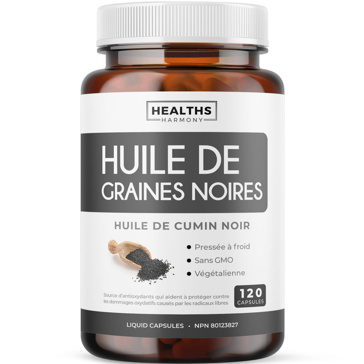 Black Seed Oil Capsules | Cold Pressed | Antioxidant, Blood Sugar & Liver Support | Pure Black Cumin Seed Oil | High in Omega 3 6 9 | Non-GMO & Vegan Black Cumin Oil | 120 Nigella Sativa Softgels ๐ All In One Marketplace Canada