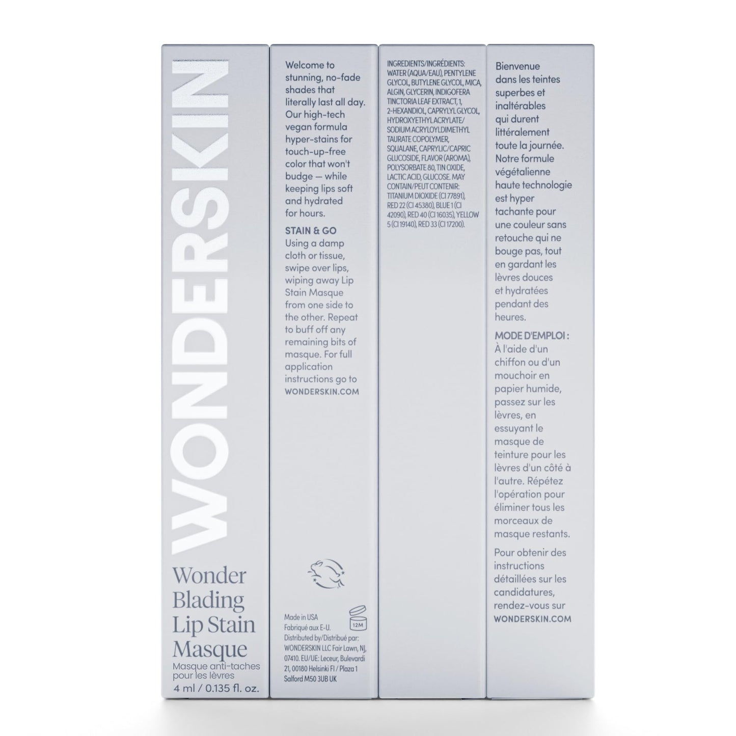 Wonderskin Wonder Blading All Day Lip Stain Peel Off Masque - Long Lasting, Waterproof and Transfer Proof Nude Lip Tint, Matte Finish Peel Off Makeup (XOXO Masque) 🍁 All In One Marketplace Canada