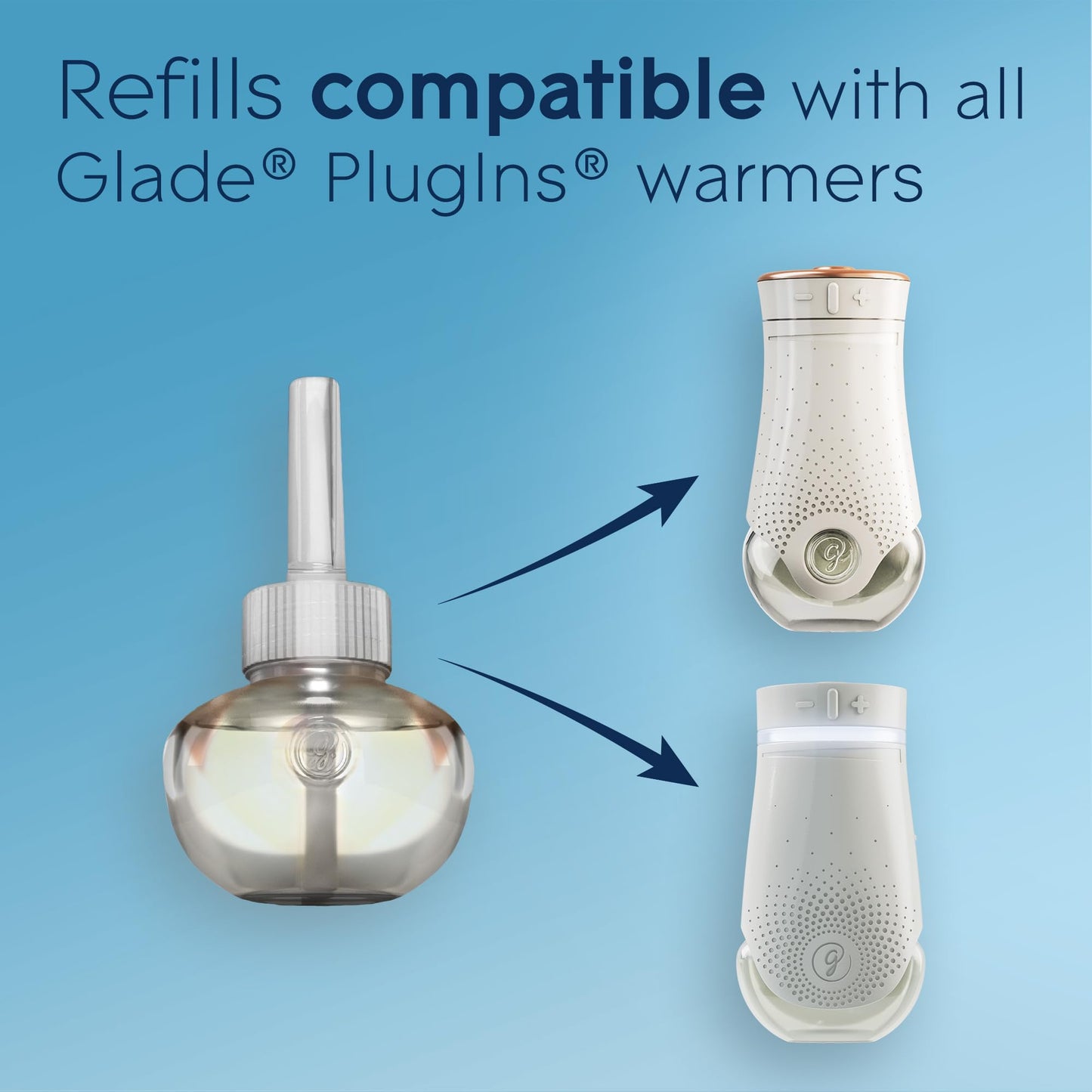 Glade PlugIns Air Freshener Refill Oil Kit, Long Lasting Scented Plug In with Essential Oils for Home, Bathroom & Kitchens, Cashmere Woods, 2 Warmers + 6 Refills ๐ All In One Marketplace Canada