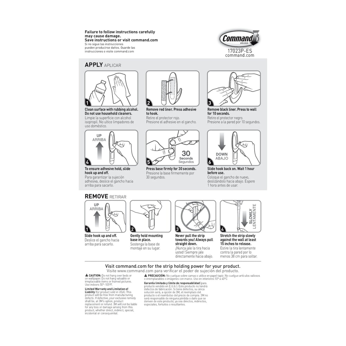 Command Large Refill Adhesive Strips, Damage Free Hanging Wall Adhesive for Large Indoor Wall Hooks, No Tools Removable Adhesives for Living Spaces, 20 White Command Strips ๐ All In One Marketplace Canada