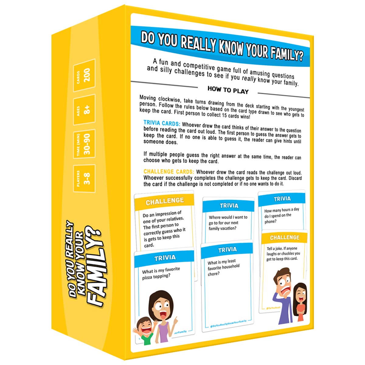 Do You Really Know Your Family? A Fun Family Card Game Filled with Conversation Starters and Silly Challenges - Great for Kids 8+, Teens and Adults ๐ All In One Marketplace Canada