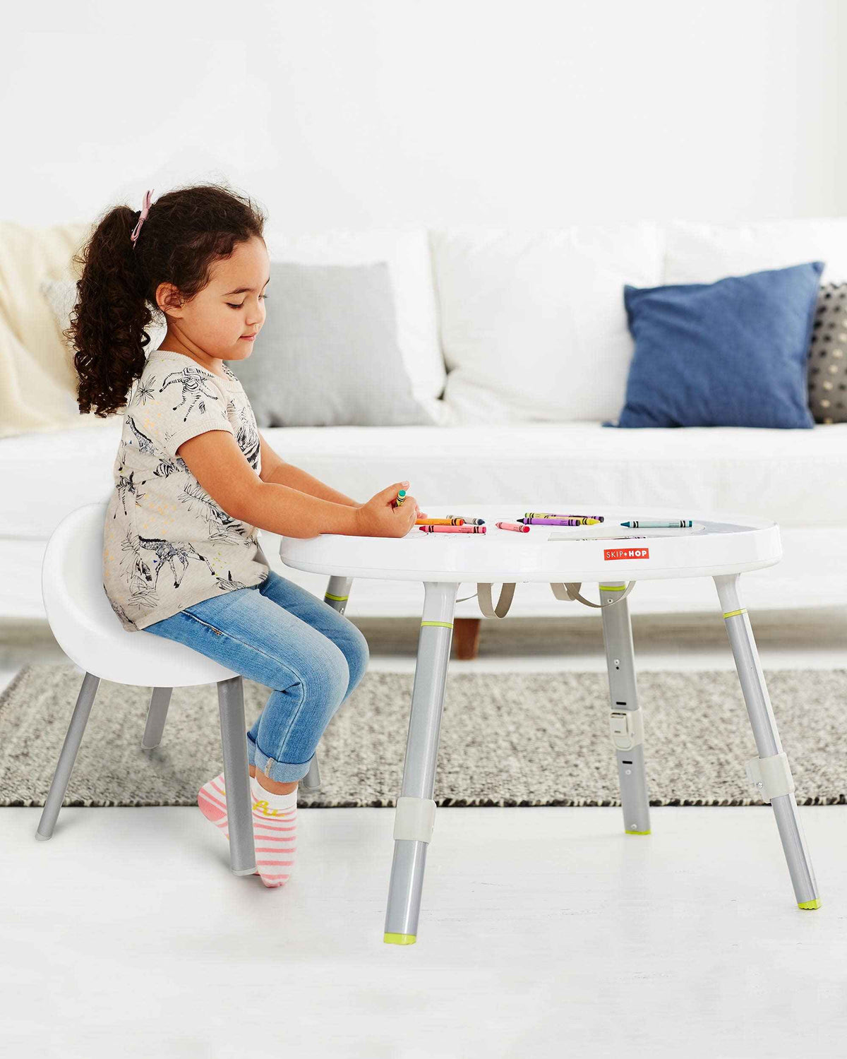 Skip Hop Toddler's Activity Chairs, Set of 2, Metal, White ๐ All In One Marketplace Canada