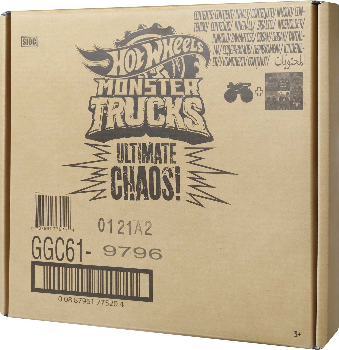 Hot Wheels Monster Trucks 1:64 Scale Die-Cast Ultimate Chaos 12 Pack Toy Vehicles for Kids Ages 3 years and older ๐ All In One Marketplace Canada