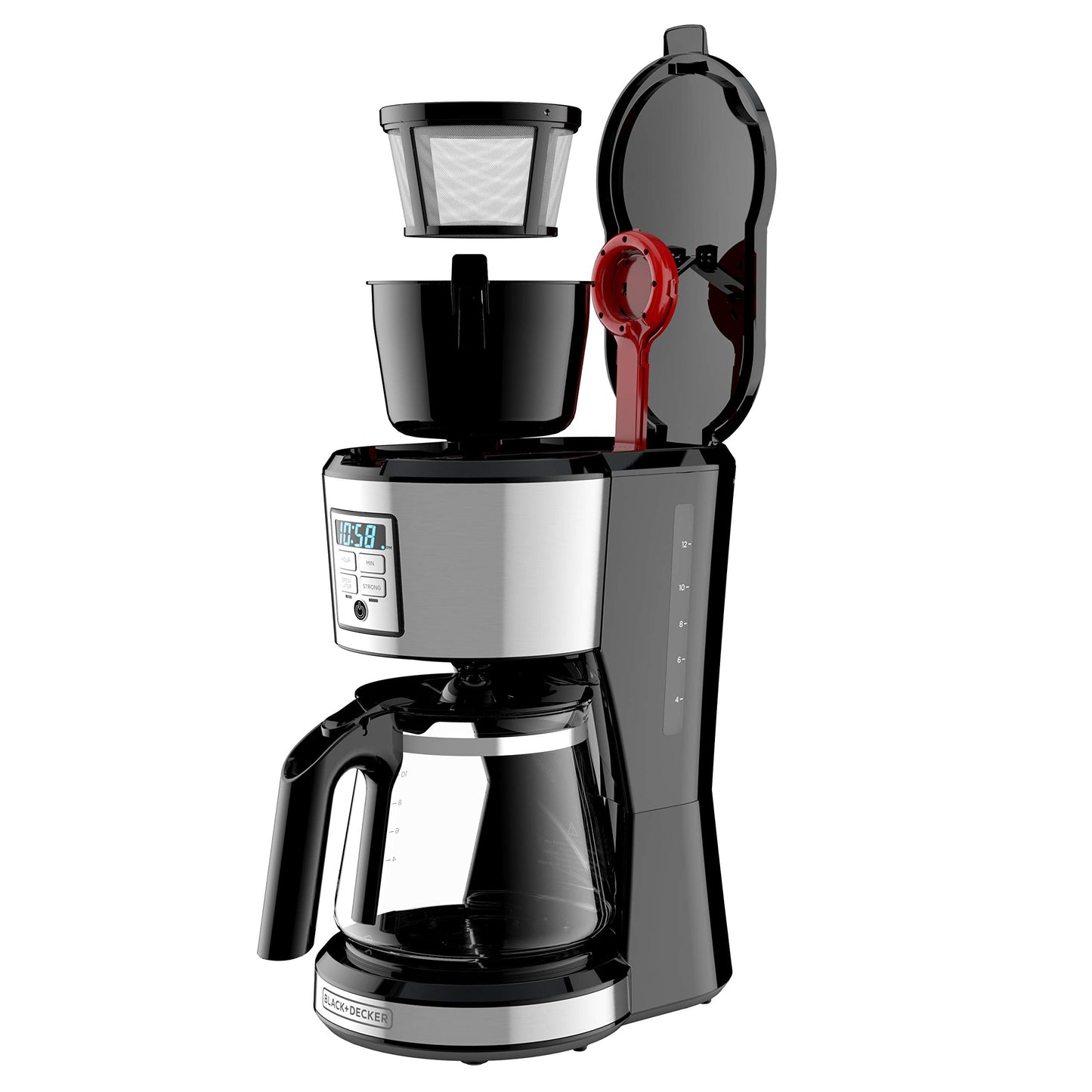 BLACK + DECKER 12 Cup Programmable Coffee Maker in Stainless Steel, CM1231SC ๐ All In One Marketplace Canada