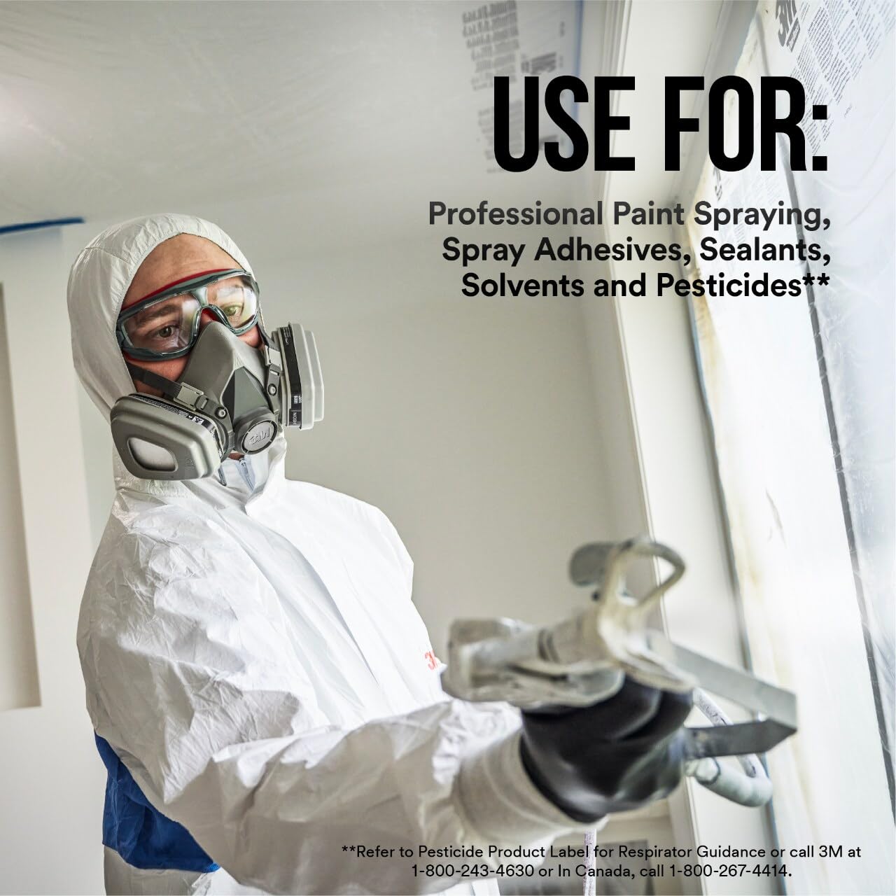 3M Performance Paint Project Respirator OV/P95, Designed For Professionals, Reusable Respirator, Medium, 1-Pack ๐ All In One Marketplace Canada