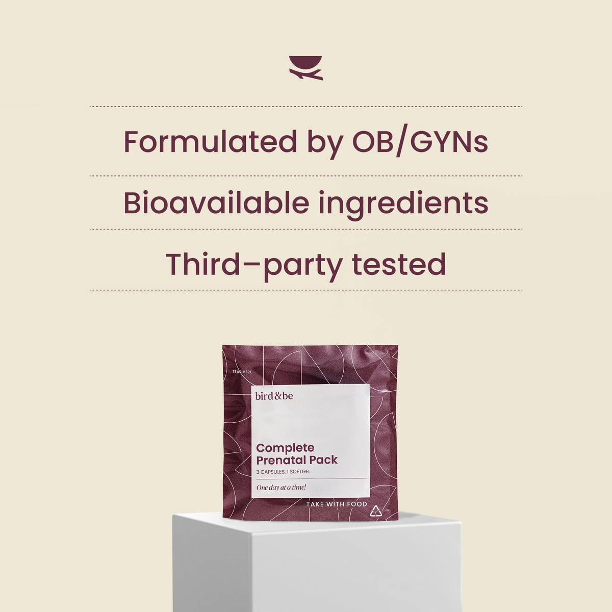 Complete Prenatal Pack โ Prenatal Vitamins with Iron, Methylated Folate, DHA (Omega-3), Choline, Iodine and Essential Nutrients โ Supports Early Fetal Development and Maternal Health โ 30-Day Supply ๐ All In One Marketplace Canada