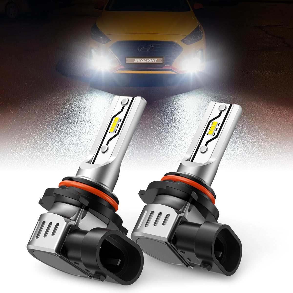 SEALIGHT H10 LED Fog Light Bulbs or DRL, 12000LM 9140 9145 Fog Lights LED Bulbs 600% Brightness Upgrade, F5 1:1 Size 100% Successful Installation for Trucks Cars, Pack of 2 ๐ All In One Marketplace Canada