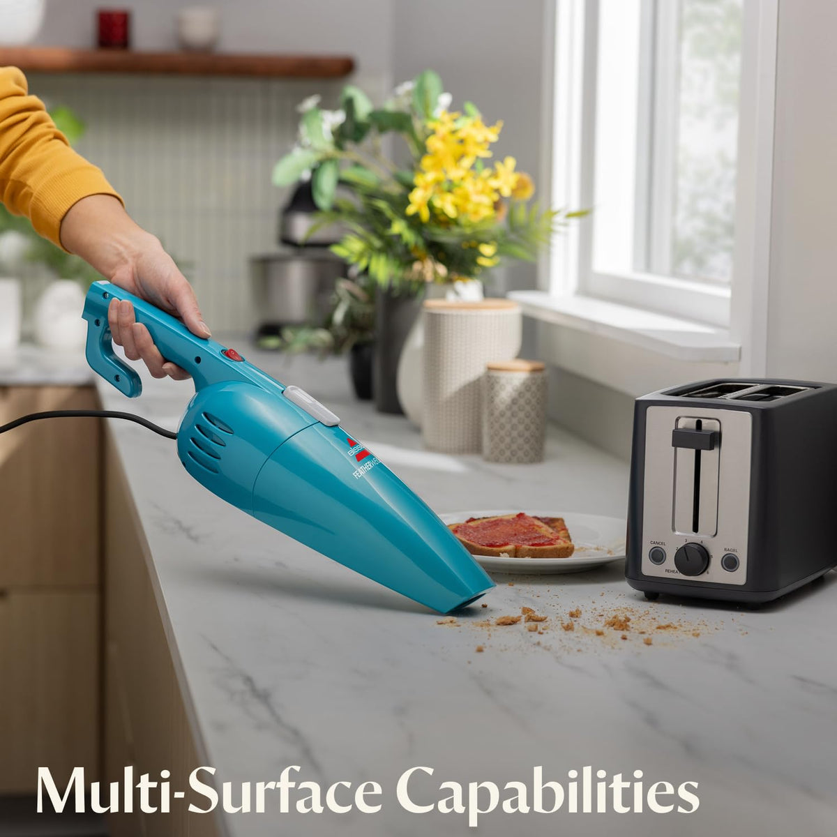 BISSELL Featherweight Stick Vacuum Cleaner, Lightweight 3 lb Corded Vacuum, 2.1 Amp Motor, 3-in-1 Lift-Off Handheld, Crevice Tool, Bagless, Multi-Surface Hard Floor, Carpet & Stairs, 2033 ๐ All In One Marketplace Canada