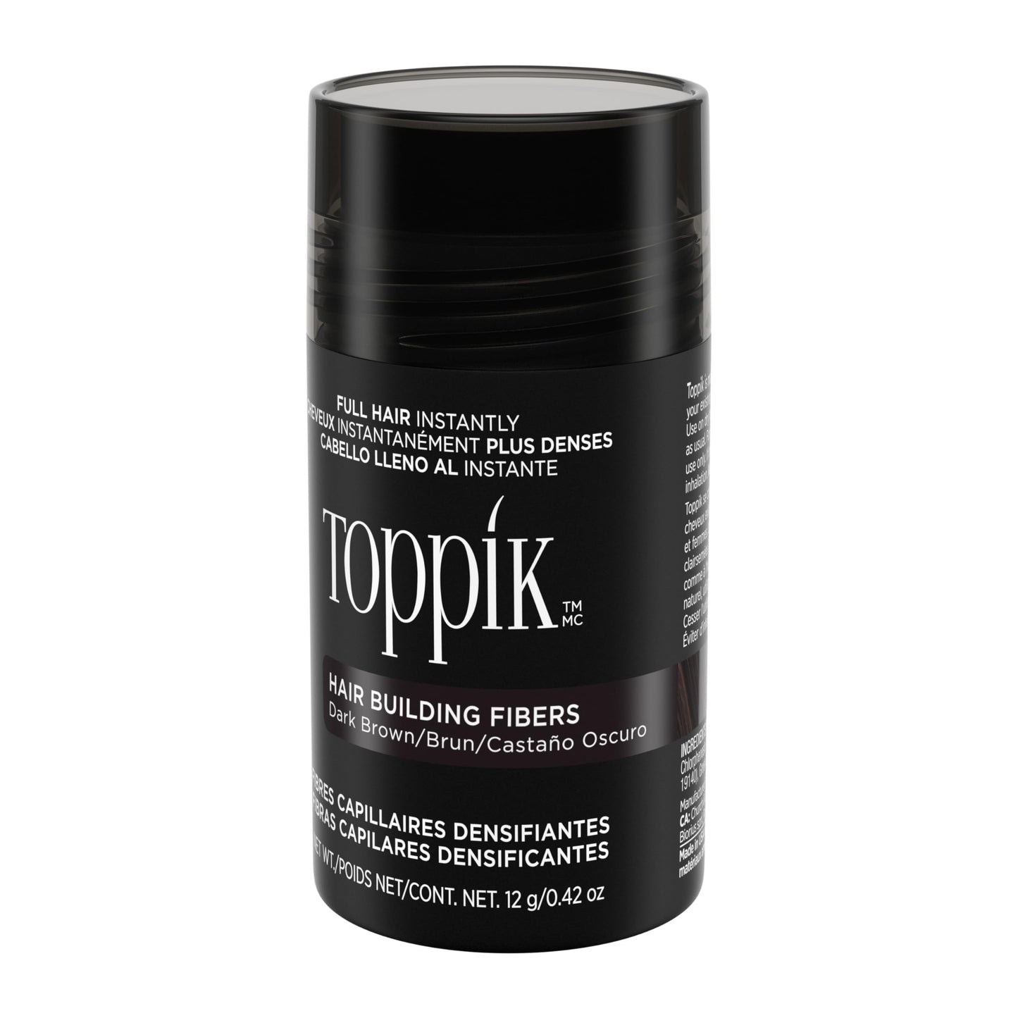 TOPPIK Hair Building Fibers,12 g, Fill In Fine or Thinning Hair, Instantly Thicker Looking, Multiple Shades for Men & Women ๐ All In One Marketplace Canada