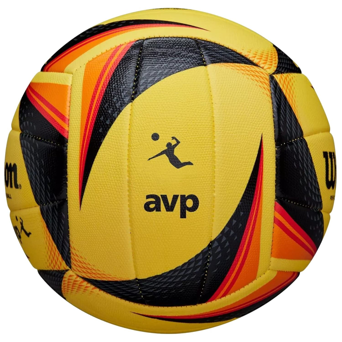 Wilson Offical AVP II Replica Outdoor Beach + Sand Volleyball - Yellow/Black, Offical Size đ All In One Marketplace Canada