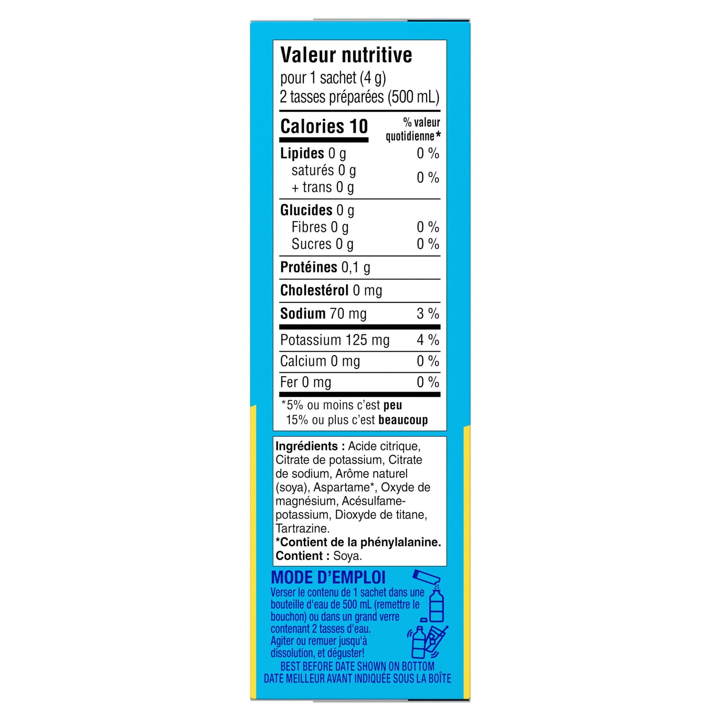 mio Lemonade Powdered Drink Mix, 8 ct. Case ๐ All In One Marketplace Canada