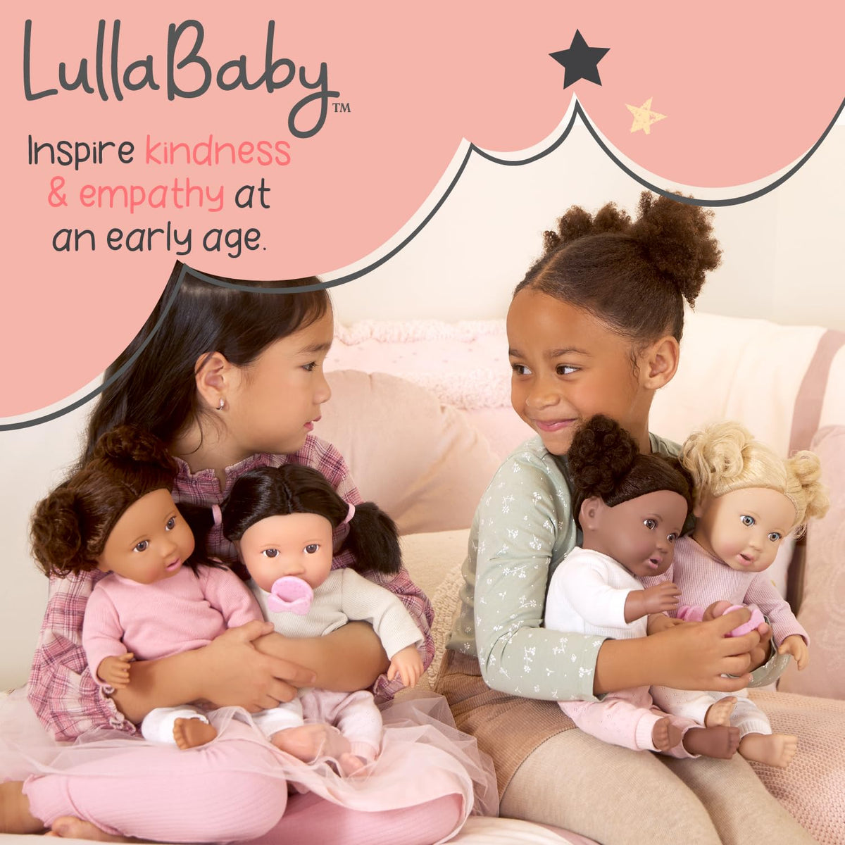 LullaBaby Baby Doll Accessories Meal Time and Changing Set, 19 Pc ๐ All In One Marketplace Canada