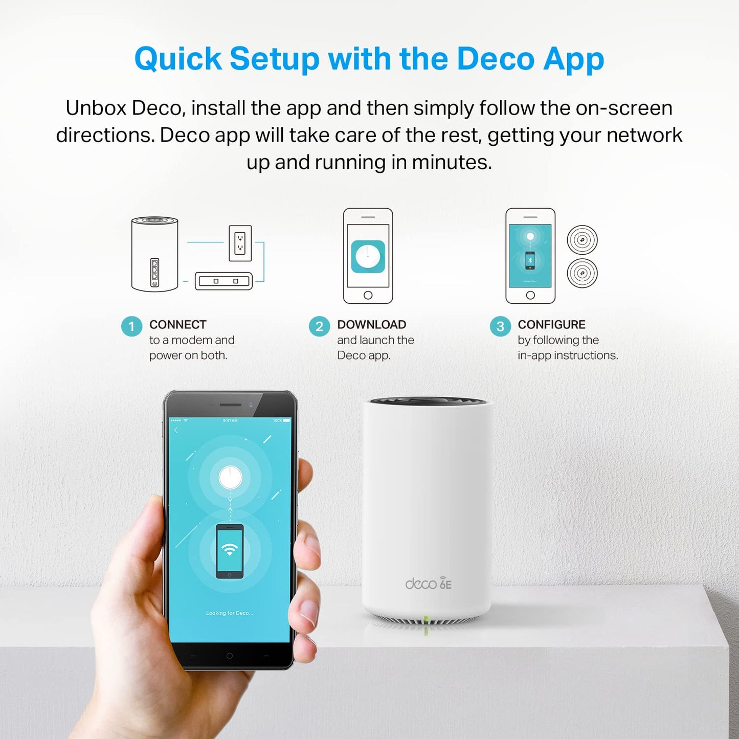 TP-Link Deco AXE5400 Tri-Band WiFi 6E Mesh System(Deco XE75 Pro) - 2.5G WAN/LAN Port, Covers up to 7200 Sq.Ft, Replaces WiFi Router and Extender, AI-Driven Mesh, New 6GHz Band, 3-Pack ๐ All In One Marketplace Canada