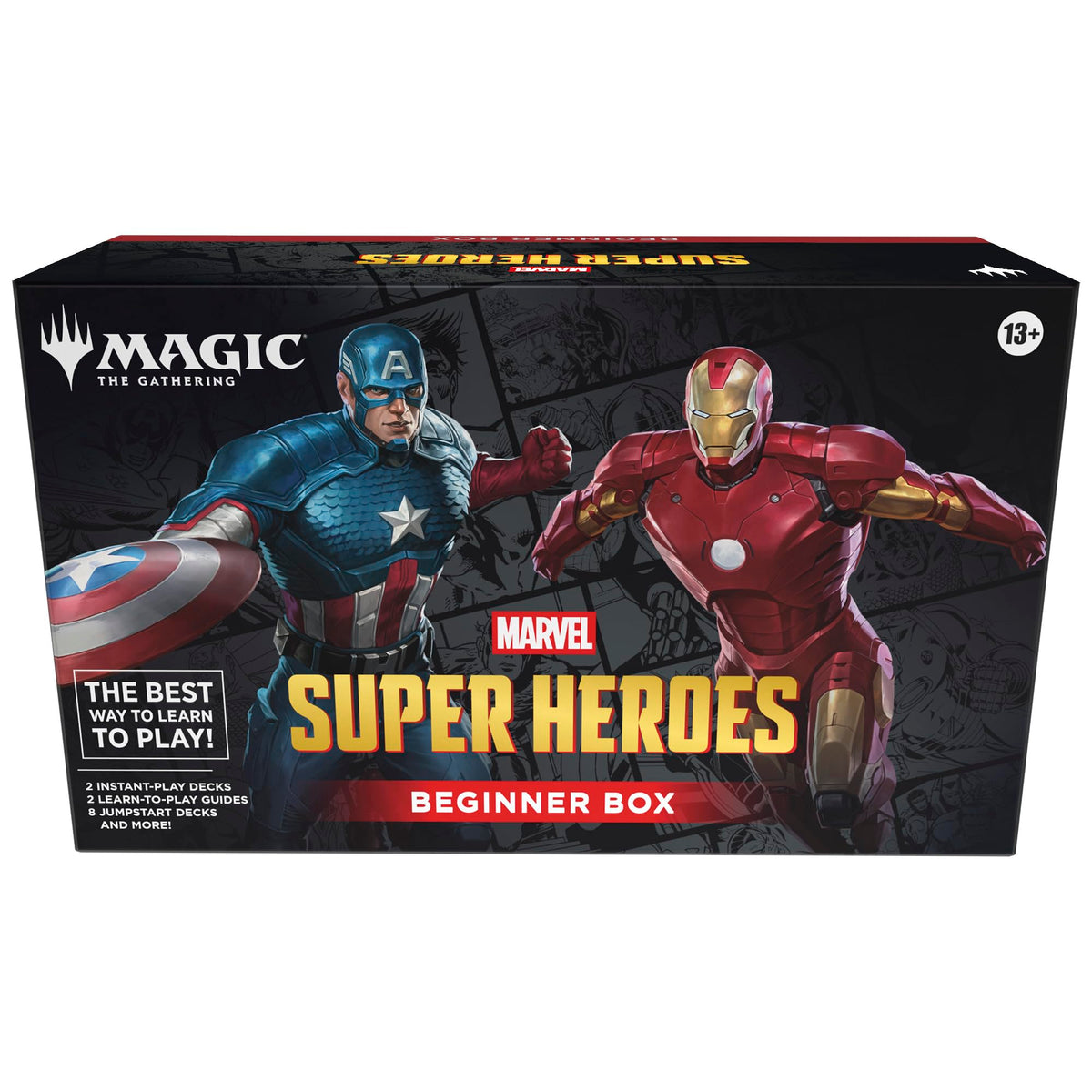 Magic: The Gathering | Marvel Super Heroes Beginner Box | 2-Player Card Game | Includes 2 Tutorial Decks, 8 Themed Half-Decks, 2 Playboards, 2 Spindowns, and More ๐ All In One Marketplace Canada