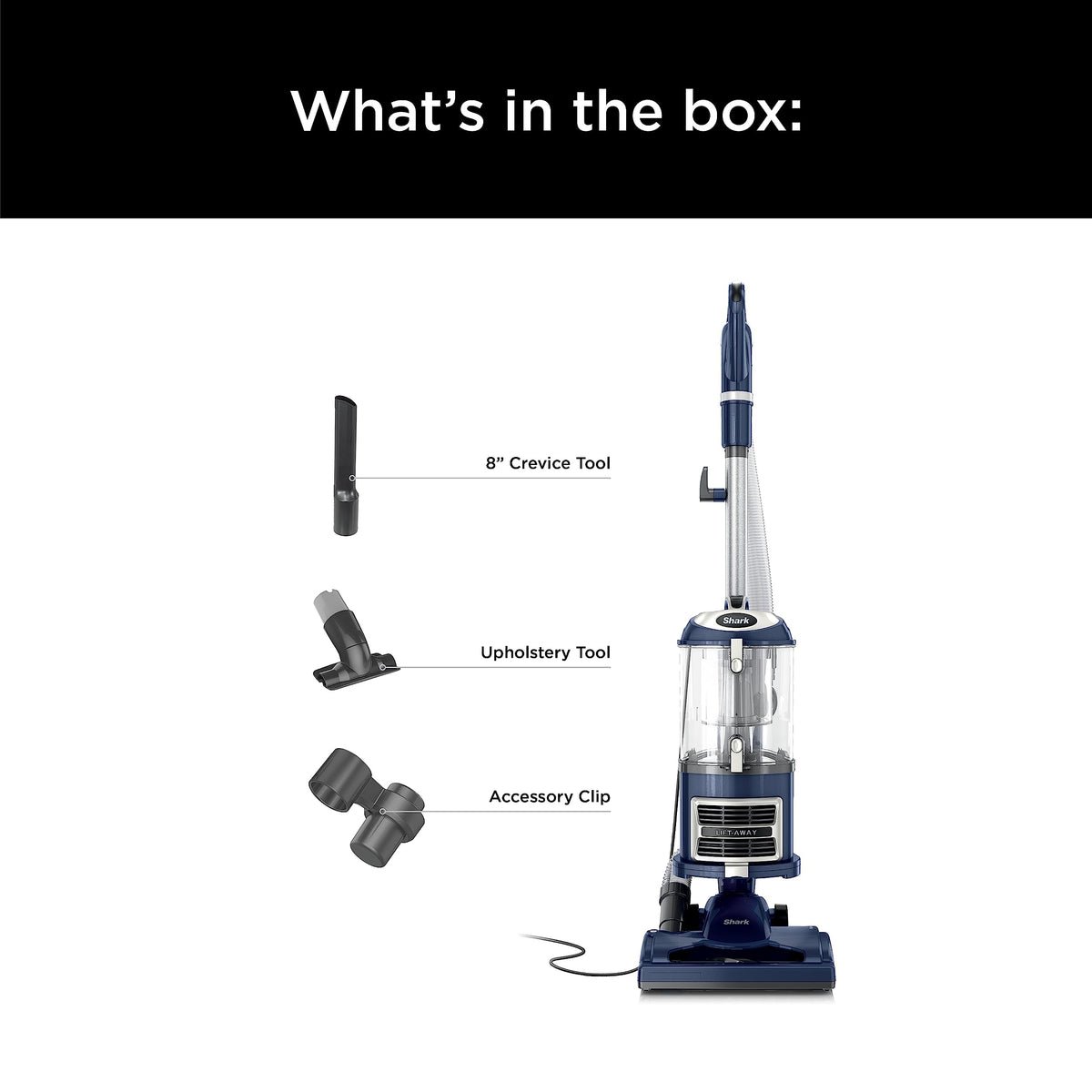Shark NV380C Navigator Lift-Away Upright Vacuum, Large Dust Cup, Navy ๐ All In One Marketplace Canada