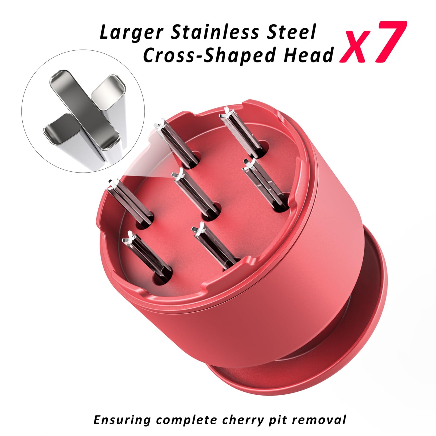 Cherry Pitter - Makmzoon Multi Cherries Corer Stainless Steel Pitter Tool Making Cherry Jam - 7 Cherries π All In One Marketplace Canada