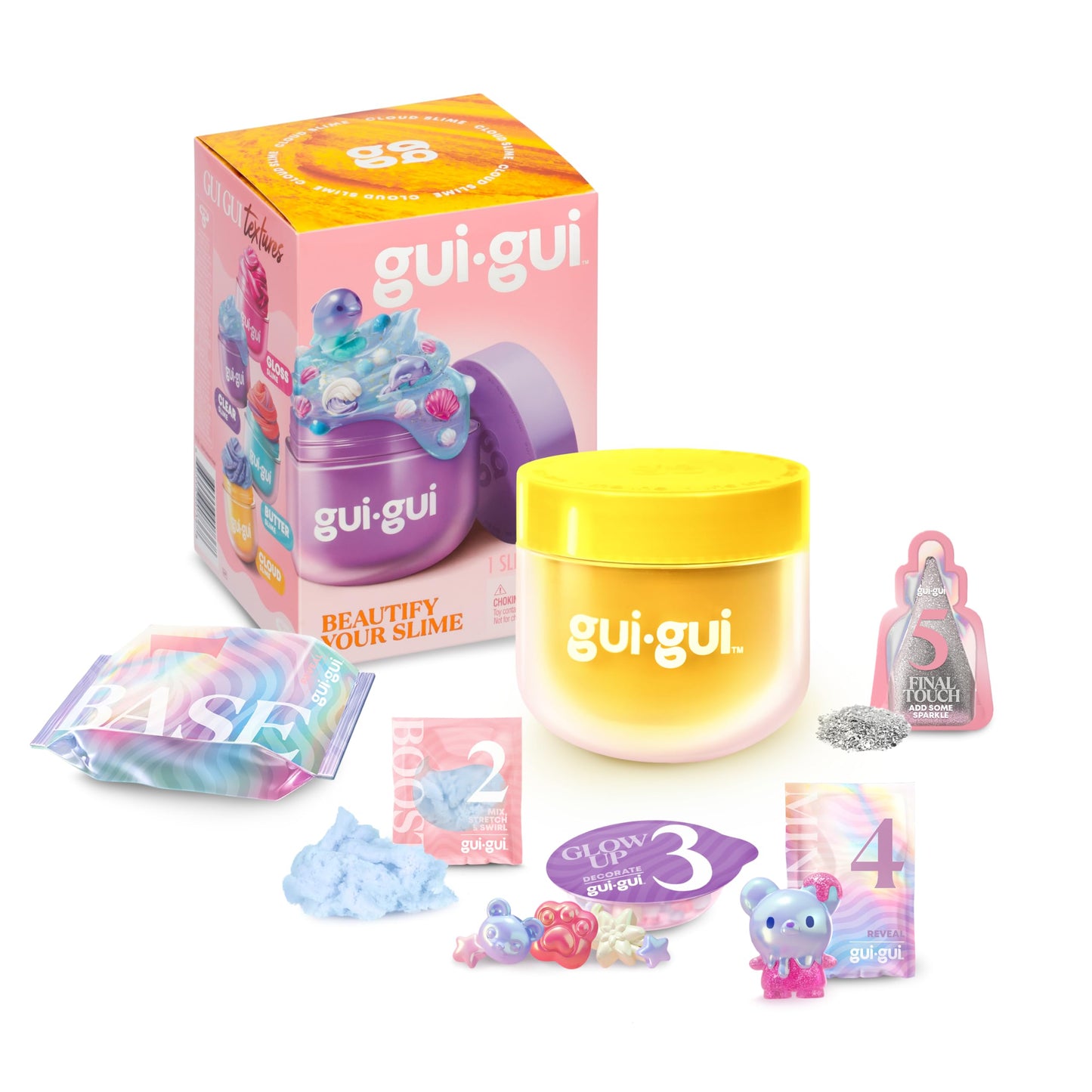 GUI GUI Exclusive Twin Pack Bundle, The Most Beautiful Slime Ever, Made By You, Level Up Your Slime with a Major Glow-up, 2 Different GUI GUI Scented Slimes with 2 Amazing Textures, Butter & Cloud ๐ All In One Marketplace Canada