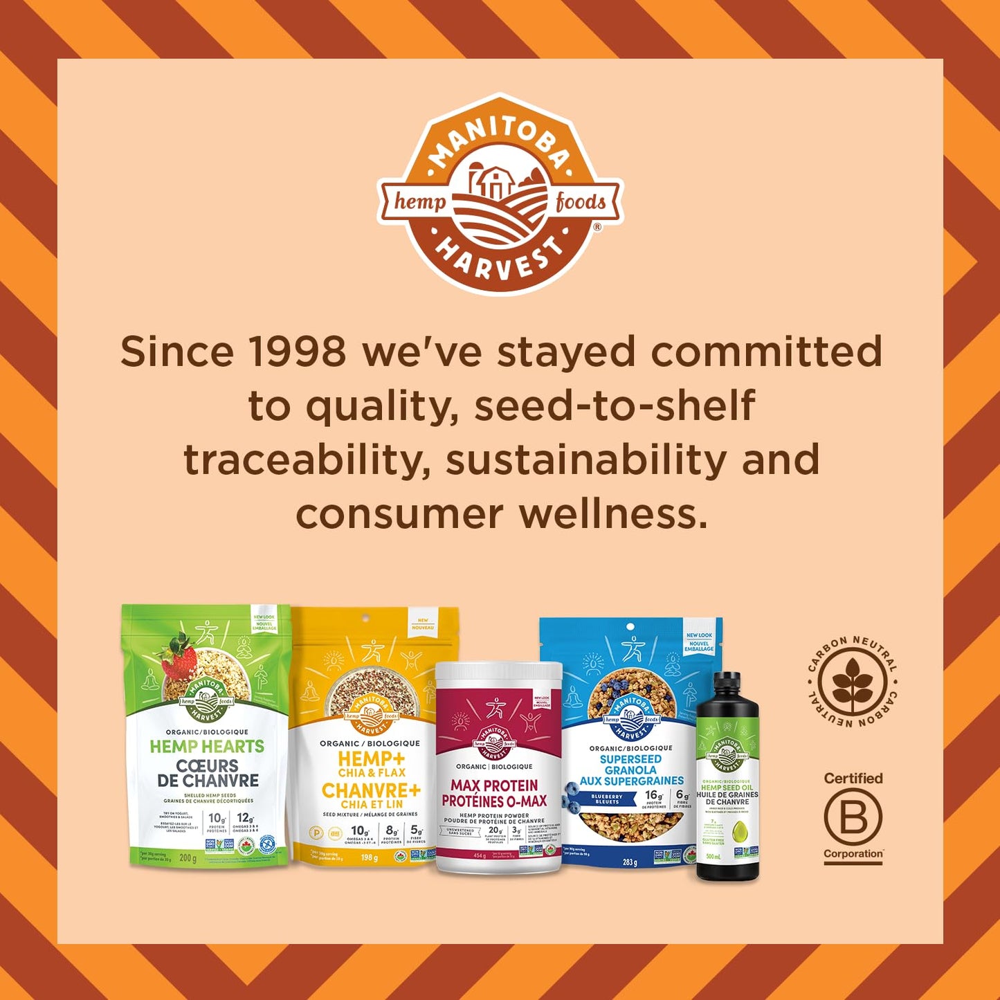 Manitoba Harvest Hemp Hearts Shelled Hemp Seeds, 454g; 10g Plant-Based Protein & 12g Omegas per Serving, Whole 30 Approved, Vegan, Keto, Paleo, Non-GMO, Gluten Free π All In One Marketplace Canada