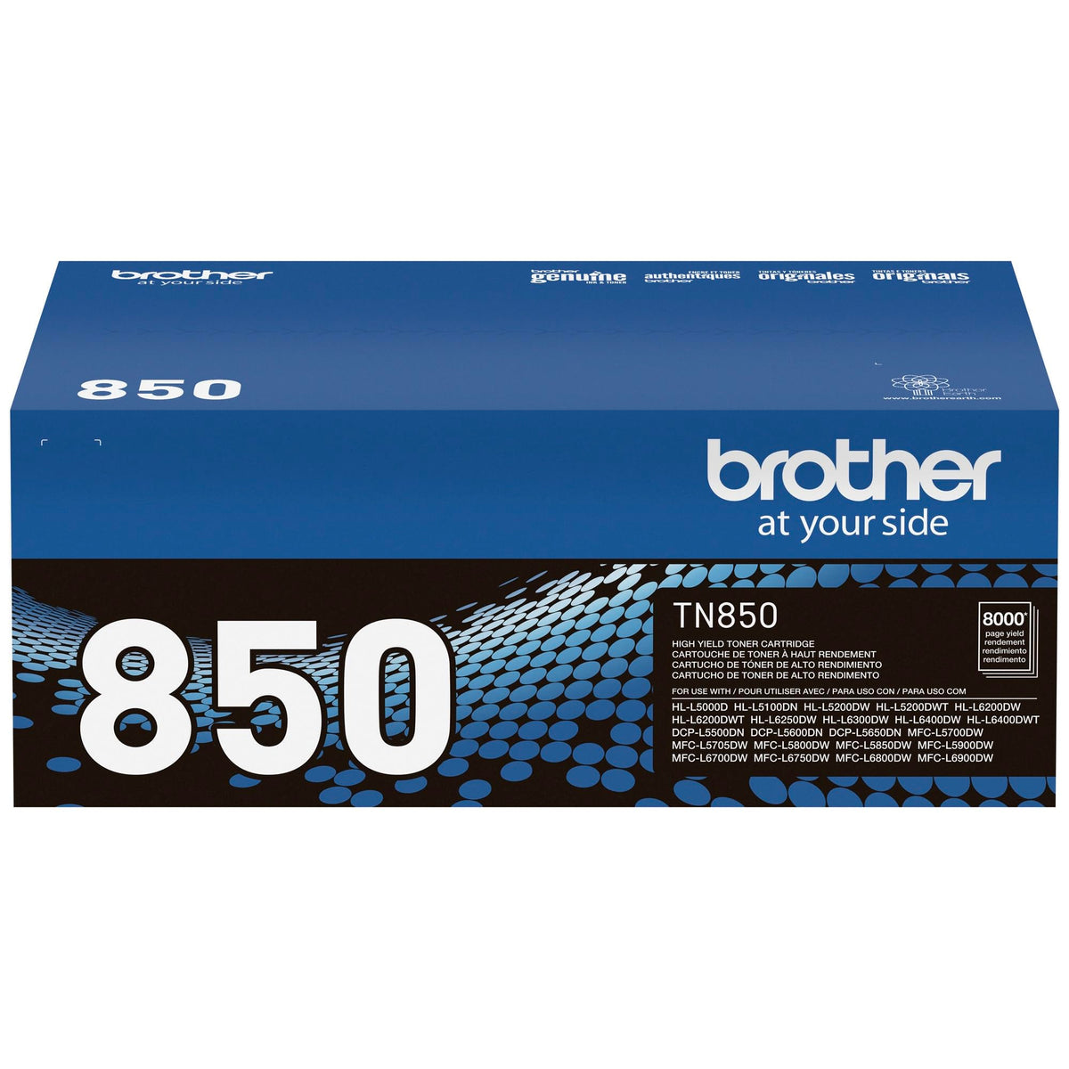 Brother Original TN850 High-Yield Black Toner Cartridge, Higher Yield for Value, Original Toner Replacement cartridges, Toner for Brother Laser Printers HL-L5000D, MFC-L5700DW, MFC-L5800DW, and More ๐ All In One Marketplace Canada