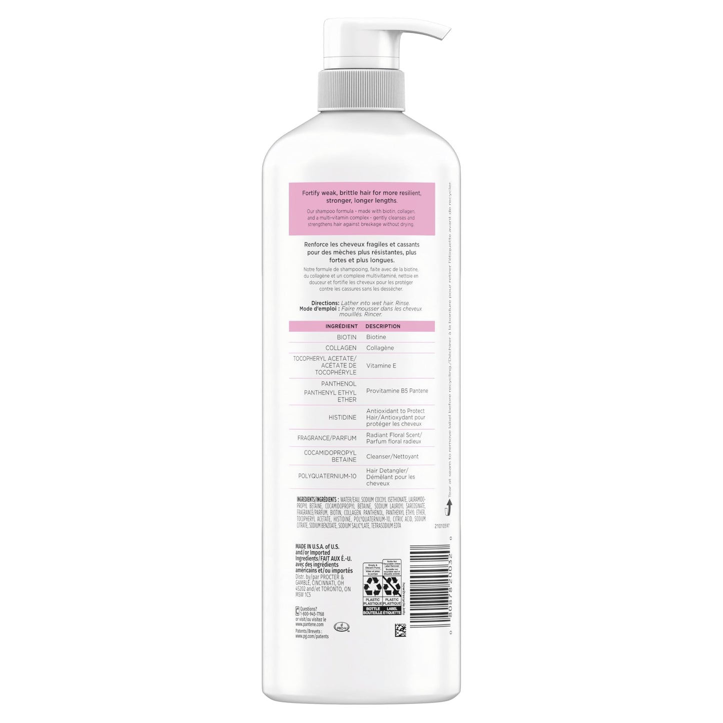 Pro-V Miracles Infinite Lengths Biotin + Collagen Sulfate-Free Shampoo 888mL ๐ All In One Marketplace Canada