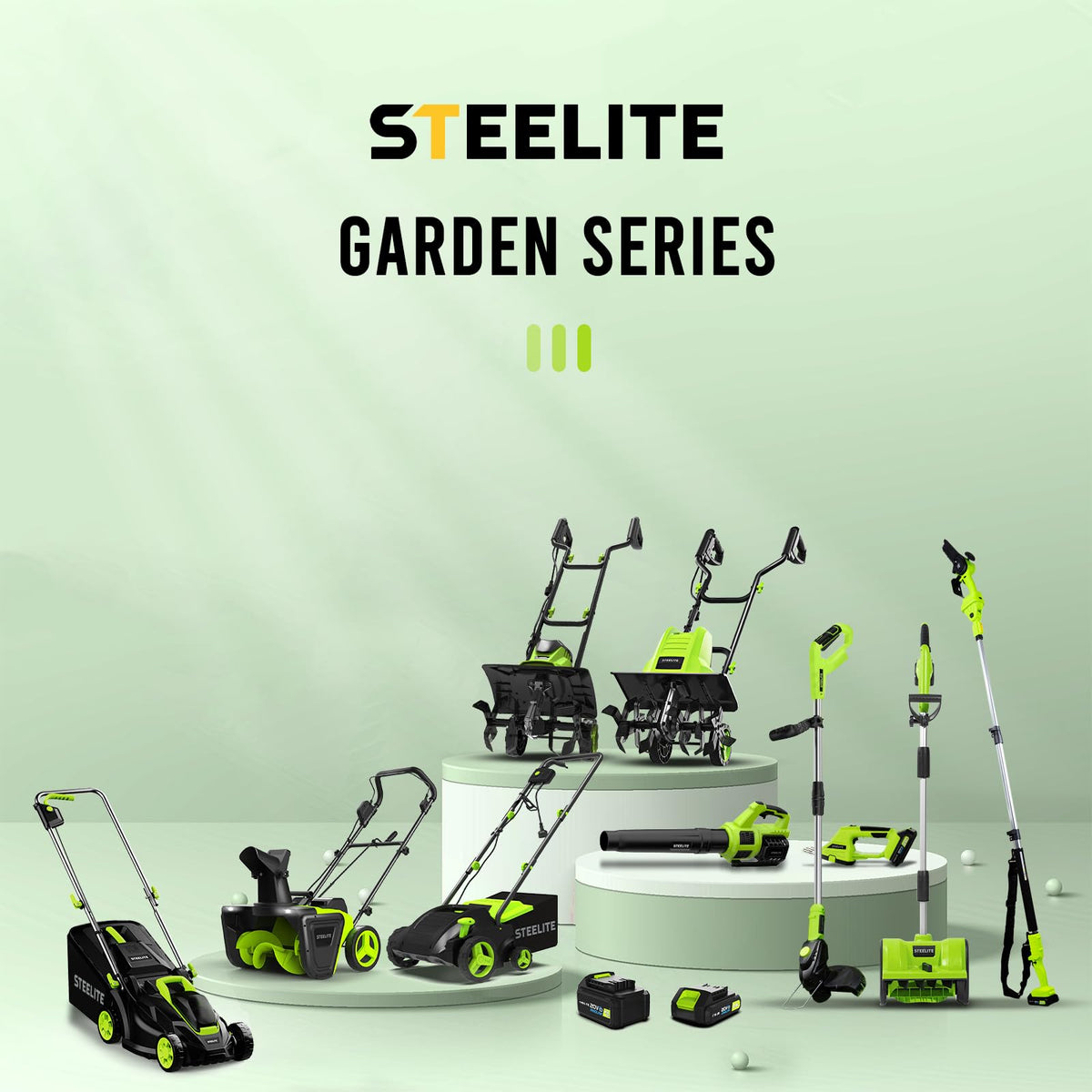 STEELITE 21V Cordless Leaf Blower – Turbo Mode 480CFM 120MPH, 2×4.0Ah Batteries & Fast Charger, Lightweight Electric Blower for Leaves, Dust & Patio Cleaning 🍁 All In One Marketplace Canada