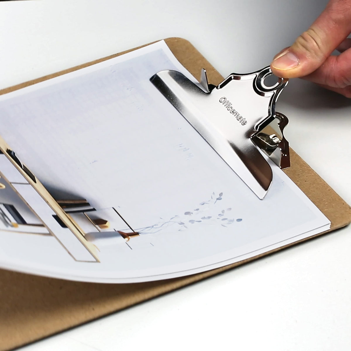 Officemate Recycled Wood Clipboards, 6 Inch Clip, 12 Pack Clipboards, Letter Size (9 x 12.5 Inches), Brown (83712) ๐ All In One Marketplace Canada