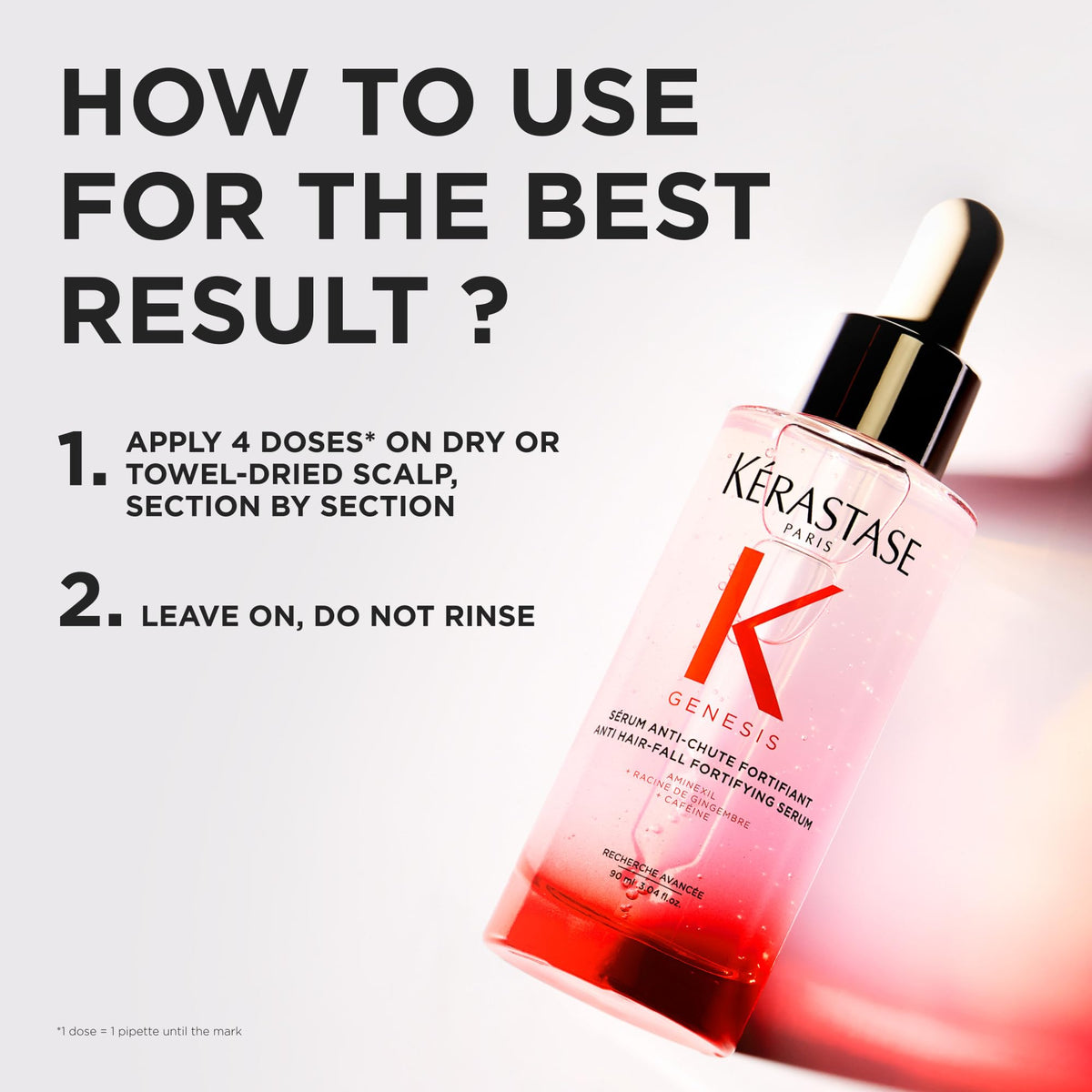 Kérastase Genesis Hair Serum, Nourishing Fortifying Leave-In, For Weakened Hair, With Ginger Root Edelweiss Flower, 90 ml 🍁 All In One Marketplace Canada