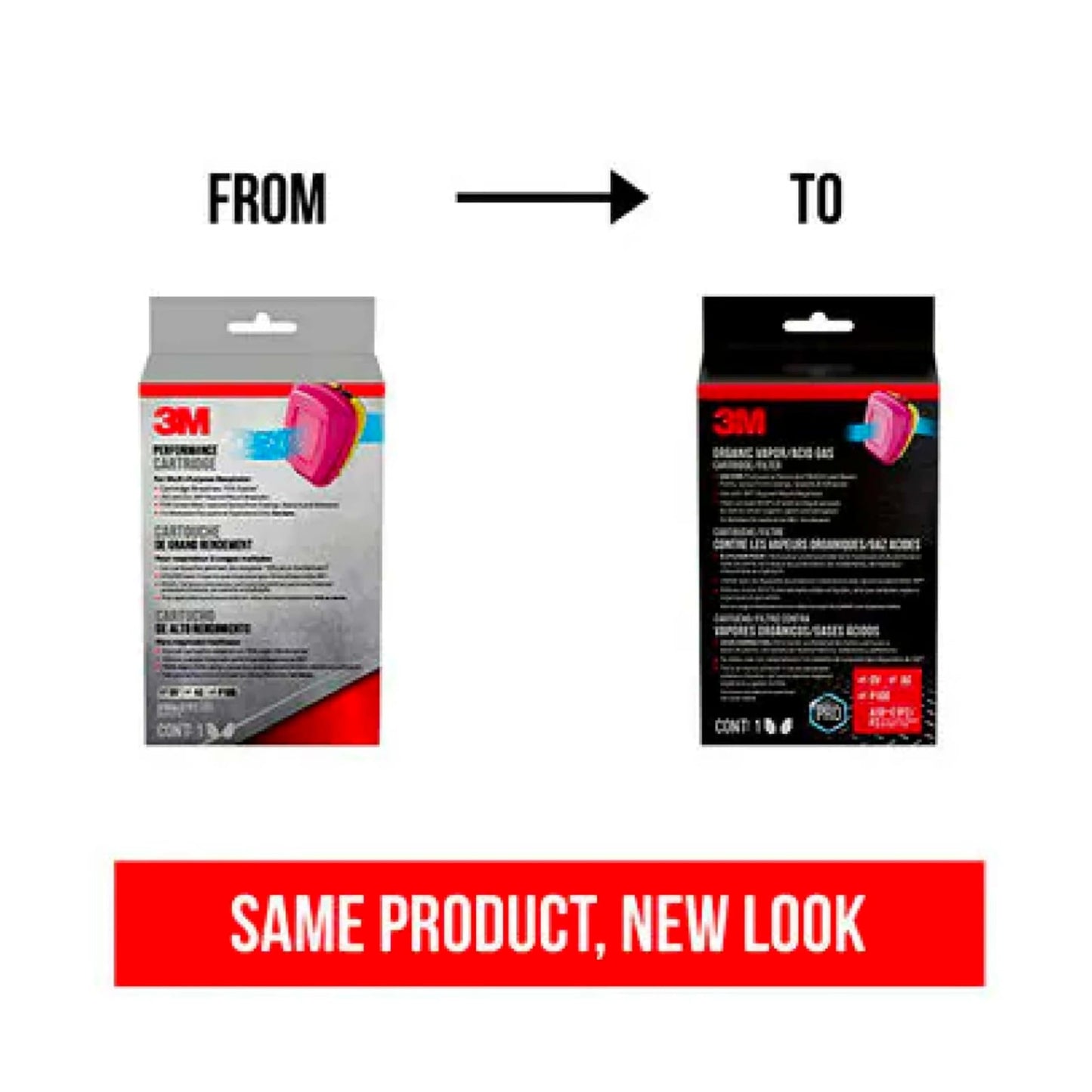 3M P100 Replacement Cartridges for Multi-purpose Respirator, Organic Vapour/Acid Gas, 2 Cartridges (1-Pair) ๐ All In One Marketplace Canada