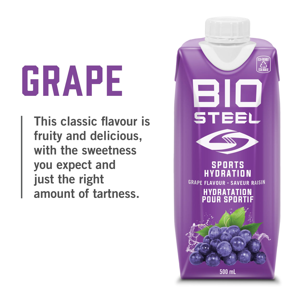 BioSteel Electrolyte Sports Drink, Grape, 12-Pack, Zero Sugar đ All In One Marketplace Canada