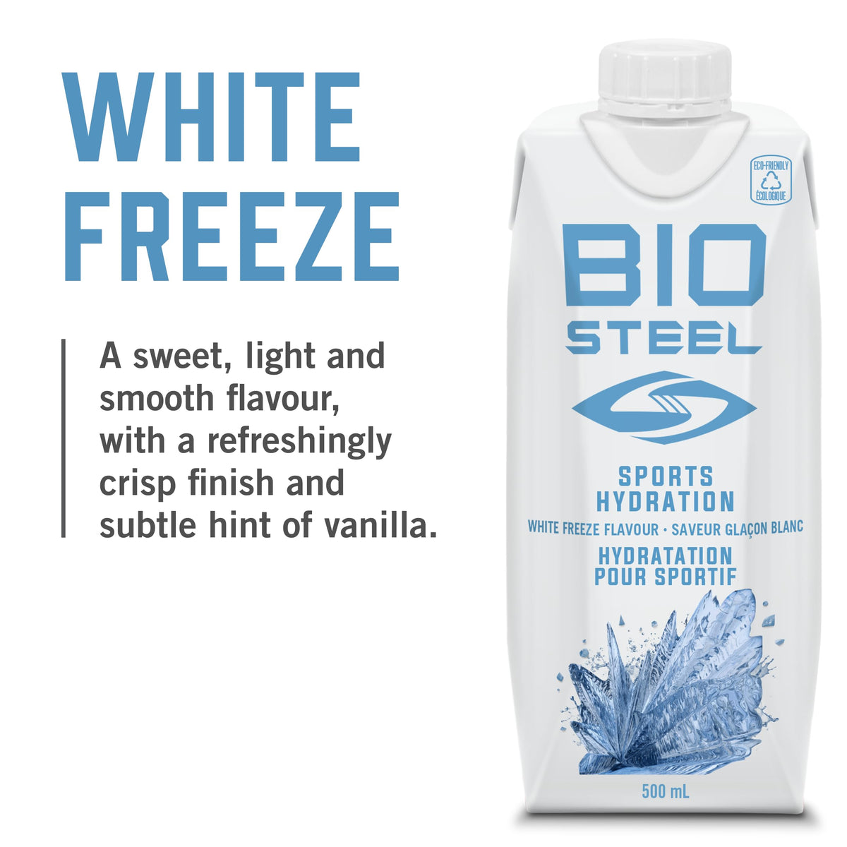 BioSteel Electrolyte Sports Drink, White Freeze, 12-Pack, Zero Sugar đ All In One Marketplace Canada