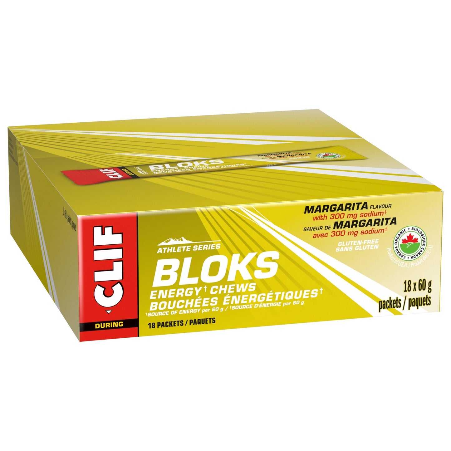 Clif Bloks Energy Chews, Margarita Flavour, Organic, 60 g (Pack of 18) ๐ All In One Marketplace Canada
