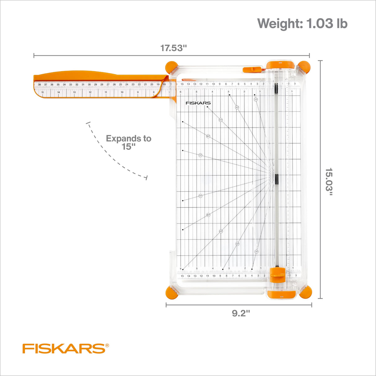 Fiskars Precision Paper Trimmer - Easy, Safe and Accurate for Crafts, Gifts, Cards and More - Always Cuts Straight π All In One Marketplace Canada