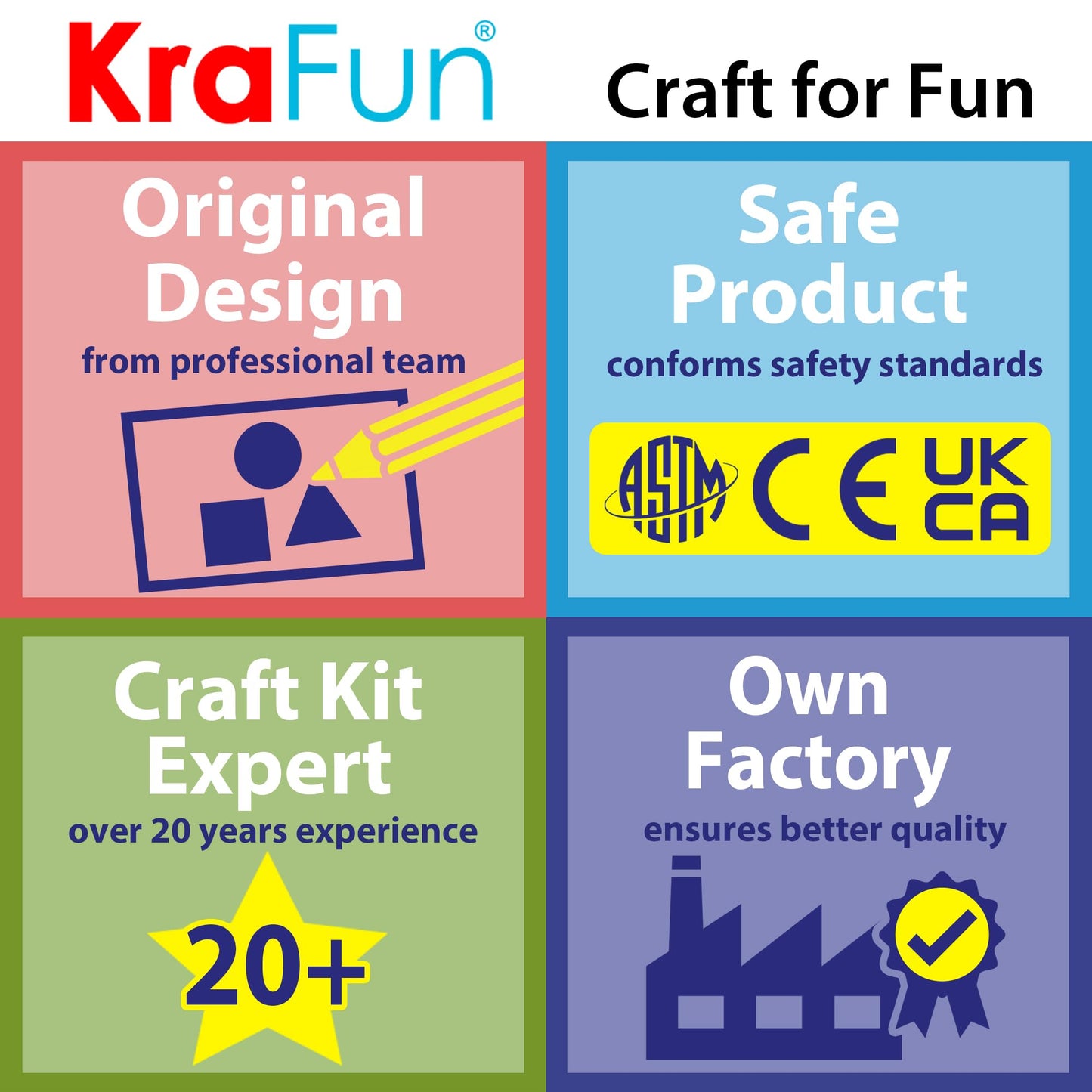 KRAFUN My First Sewing Kit for Kids Age 5+ Beginner Art & Craft, Includes 7 Easy Projects Dolls, Pillows, Bag, Instruction & Plush Felt Materials for Learn to Sew, Embroidery Skills ๐ All In One Marketplace Canada