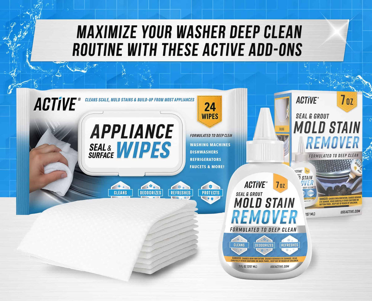 Washing Machine Cleaner for Pet Owners - ACTIVE Enzymatic Deep Clean Descaler for Cat & Dog Hair, Urine, Odor, Residue, 24 Septic-Safe Tablets for Top Load, Front Loader, HE Washer Tub - 1 Year Supply ๐ All In One Marketplace Canada