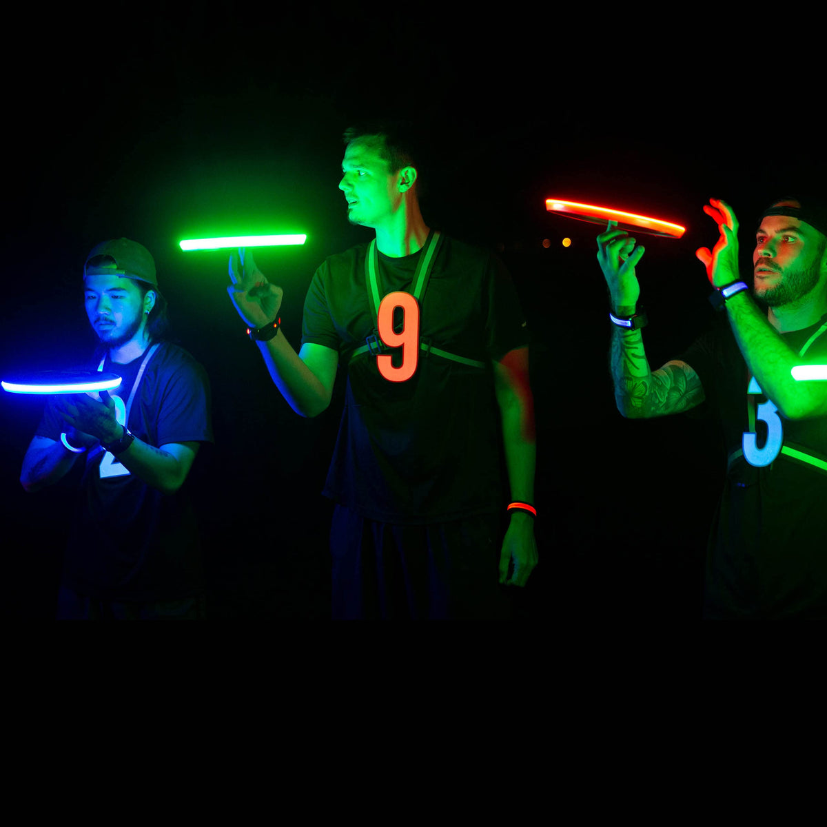 TOSY Flying Disc - 108 RGB Multicolor LEDs, Super Bright, Smart Modes, Cool Valentine Easter Gift, Camping Toy for Kid/Teen/Adult, Auto Light Up, Rechargeable, Waterproof, 175g ๐ All In One Marketplace Canada