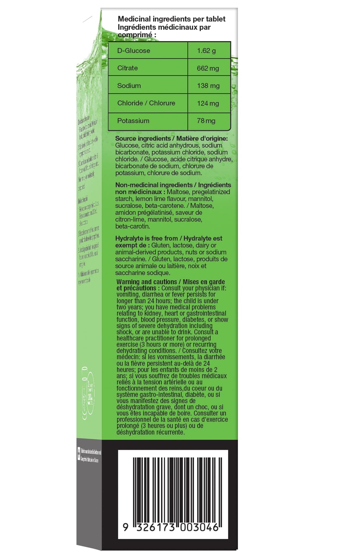Hydralyte Electrolyte Tablets | Lemon Lime Flavored Electrolytes | Pre-Workout and Post-Workout Hydration Solution to Enhance Performance and Maximize Recovery | (2 Tablets per Serving, 40 Count) ๐ All In One Marketplace Canada