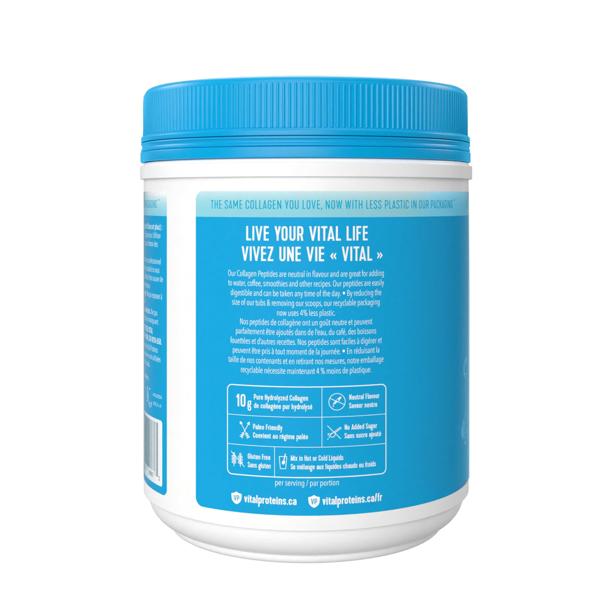 VITAL PROTEINS Bovine Collagen Peptides Powder, Helps Form Collagen And Reduce Joint Pain Associated With Osteoarthritis, Source Of Amino Acids, No Added Sugar, No Artificial Colours Or Flavours, 567 g ๐ All In One Marketplace Canada