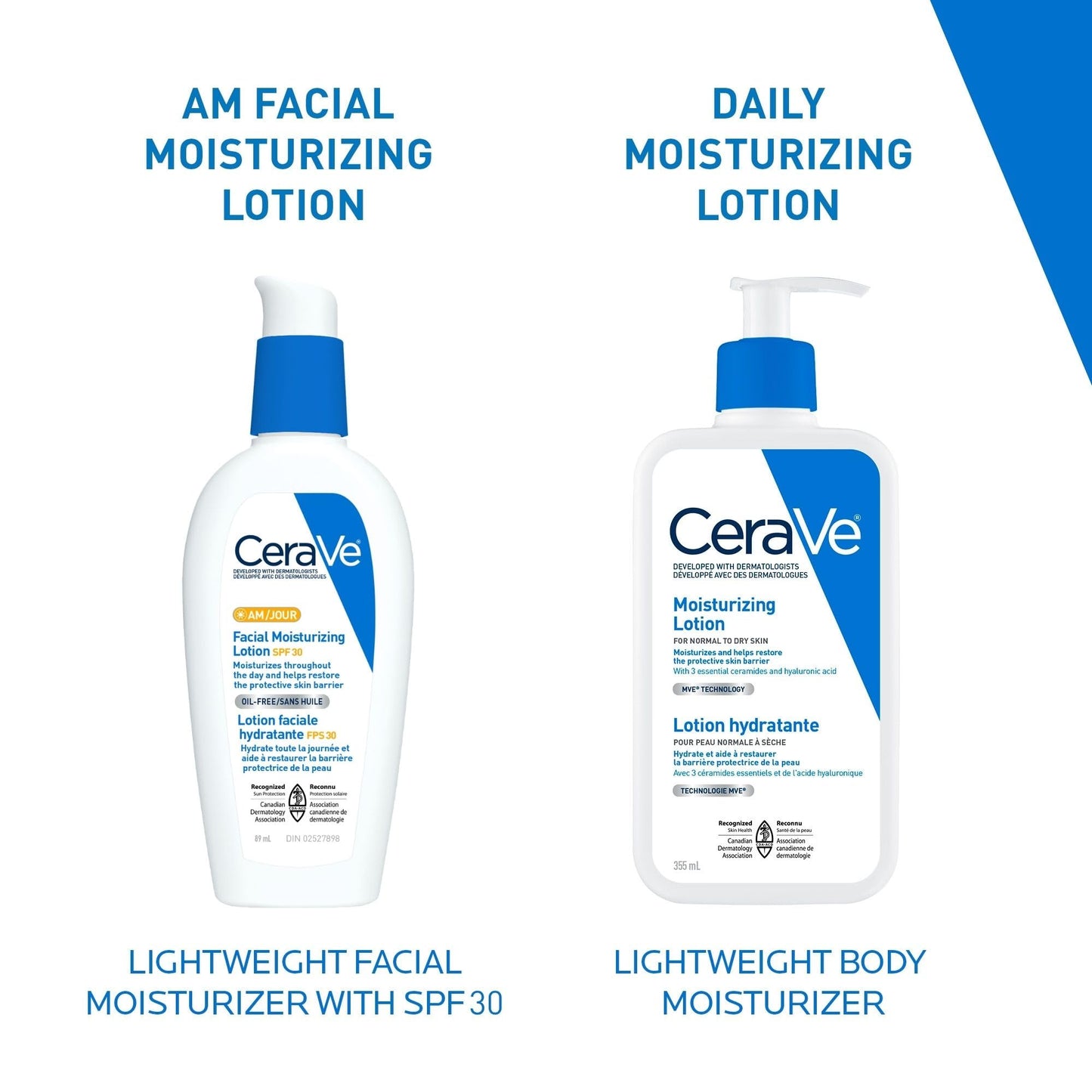 CeraVe Facial Moisturizer with SPF 30. Face Sunscreen Lotion with Hyaluronic Acid, Niacinamide & Ceramides for Women & Men. Oil-free, normal to dry skin. Verified Extended Use Date, Travel Size 89ML ๐ All In One Marketplace Canada