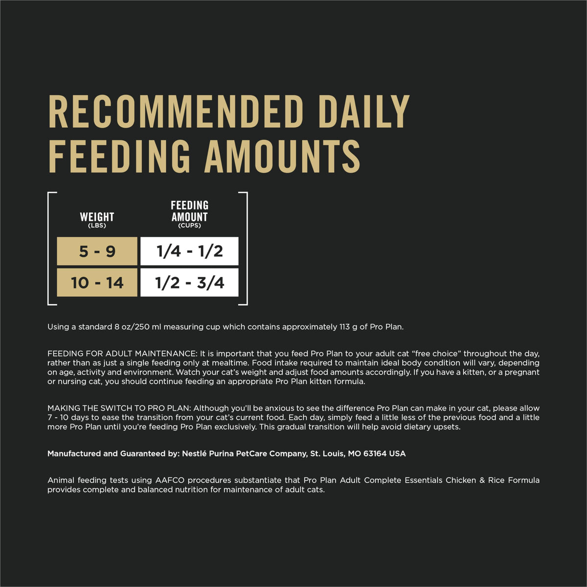 Purina Pro Plan Complete Essentials Dry Cat Food, Chicken & Rice - 3.18 kg Bag ๐ All In One Marketplace Canada