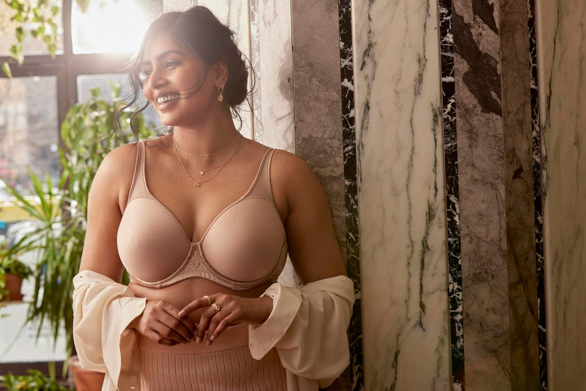 Wonderbra Womens Plus Support Underwire Full Coverage Bra, Blush, 38C US ๐ All In One Marketplace Canada
