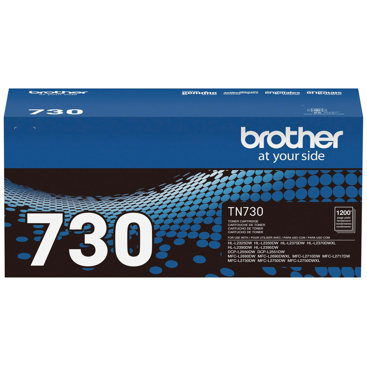 Brother Original TN730 High-Yield Black Toner Cartridge, Higher Yield for Value, Original Toner Replacement cartridges, for Brother Laser Printers HL-L2395DW, DCP-L2550DW, MFC-L2750DW, and More ๐ All In One Marketplace Canada