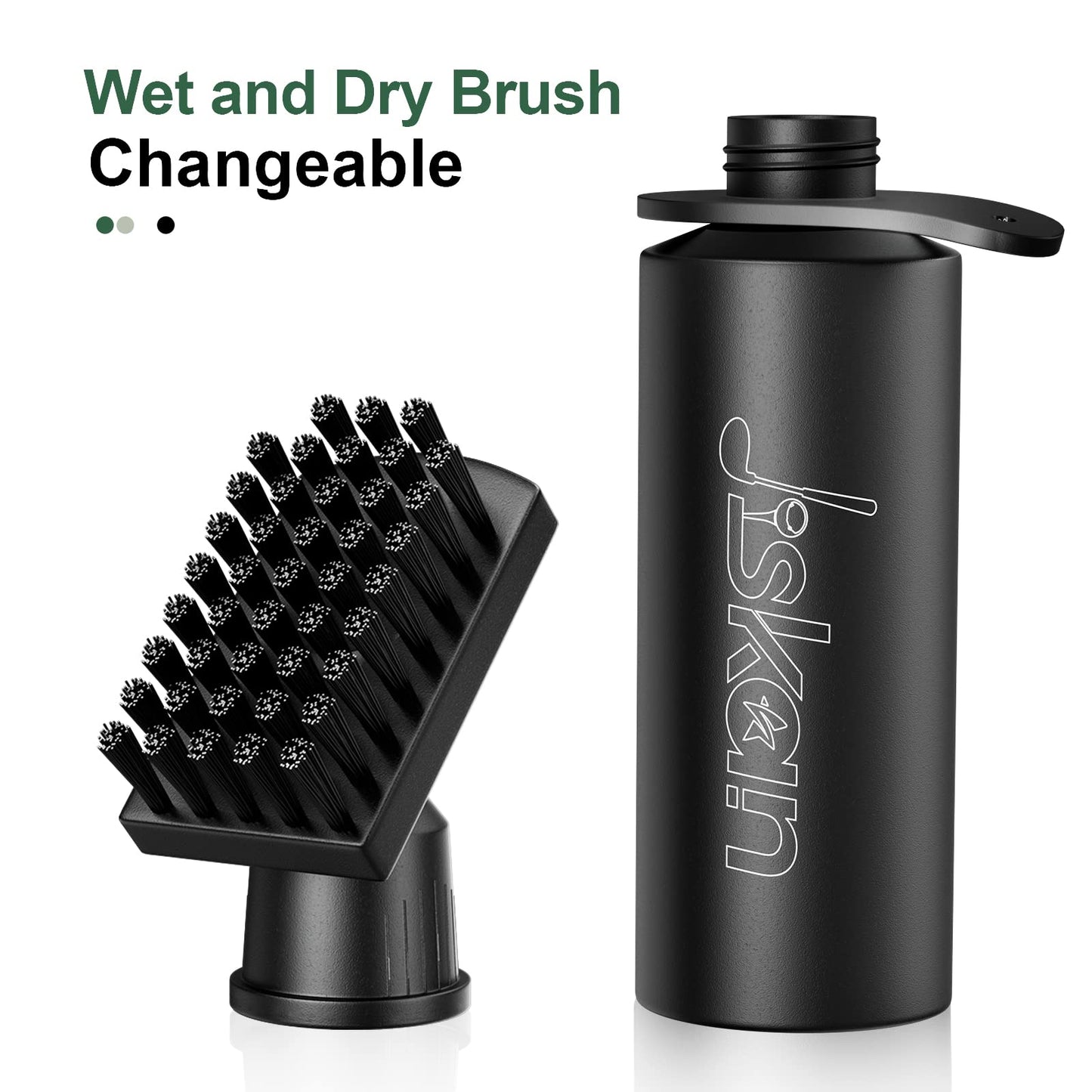Jiskan Pro Golf Club Brush Cleaner with Retainer Clip and Squeeze Water Bottle 7.5 Inches Holds 4 Ounces of Water, Essentials Golf Accessories for Men Best Gifts for Men 🍁 All In One Marketplace Canada