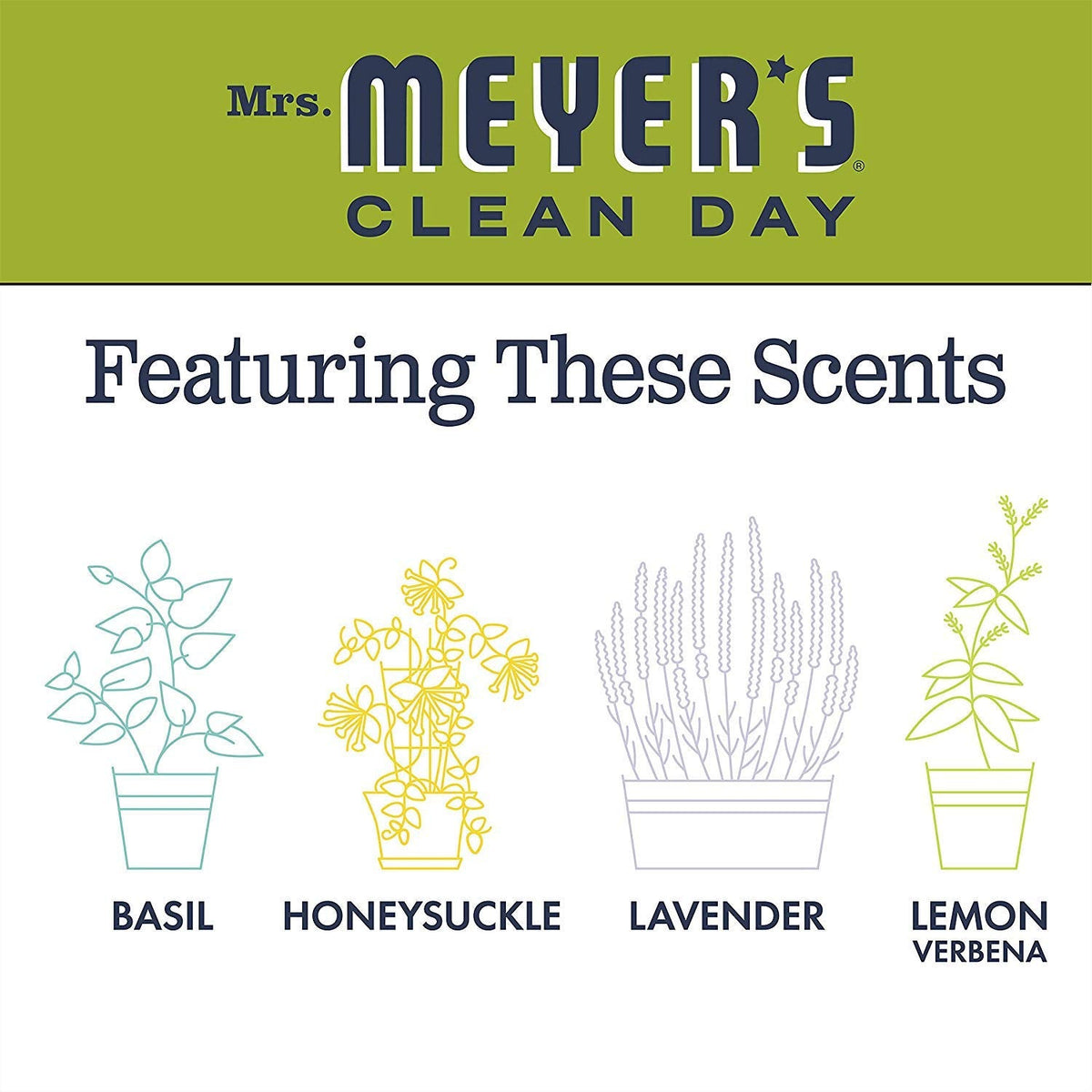 Mrs. Meyer's Clean Day Laundry Detergent, Lemon Verbena Scent, 1.8L (Packaging May Vary) ๐ All In One Marketplace Canada