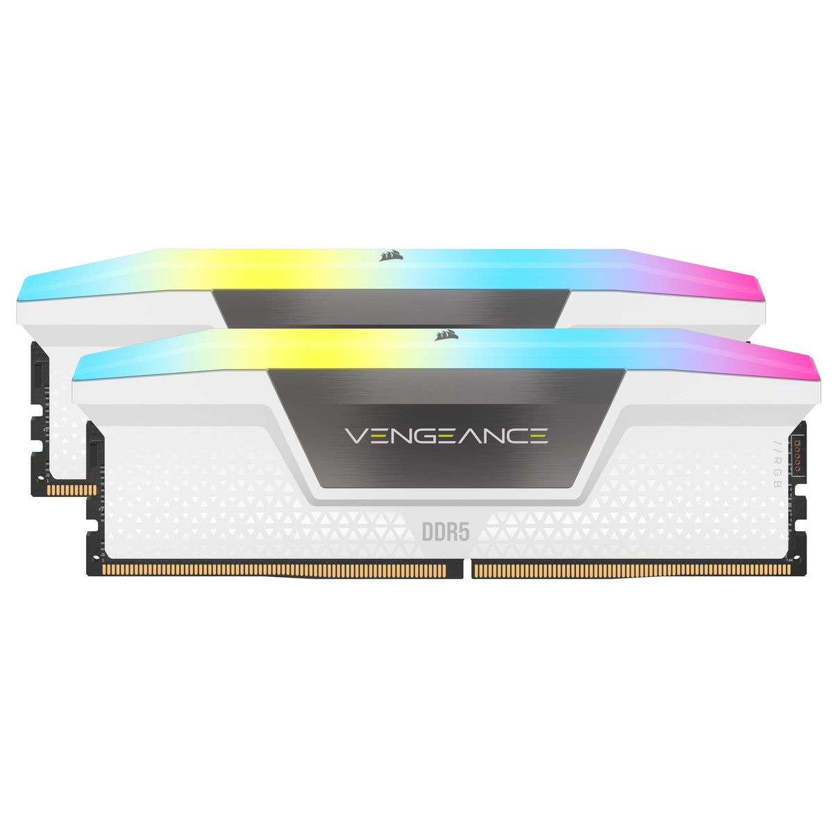CORSAIR Vengeance RGB DDR5 RAM 32GB (2x16GB) Up to 6000MHz CL36-44-44-96 1.4V AMD EXPO & Intel XMP 3.0 Desktop Computer Memory - White (CMH32GX5M2E6000Z36W) ๐ All In One Marketplace Canada