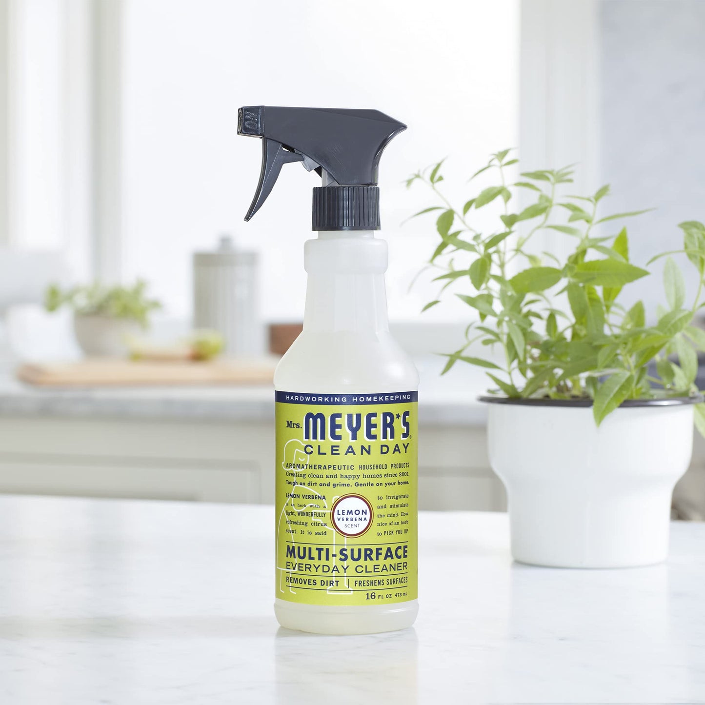 Mrs. Meyer's Clean Day Multi-Surface Cleaner Spray, All-Purpose Cleaner Solution for Home & Kitchen, Lemon Verbena Scent, 473 ml Spray Bottles, 4 Pack ๐ All In One Marketplace Canada