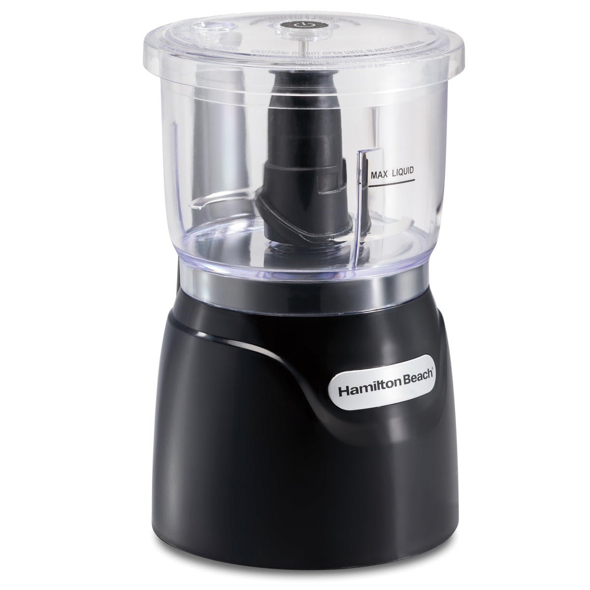 Hamilton Beach Stack & Press Food Chopper & Mini Food Processor, 350 Watts, 3 Cup Bowl, Stainless Steel Blades, for Chopping, Puree & Emulsify, Black, 72850G ๐ All In One Marketplace Canada