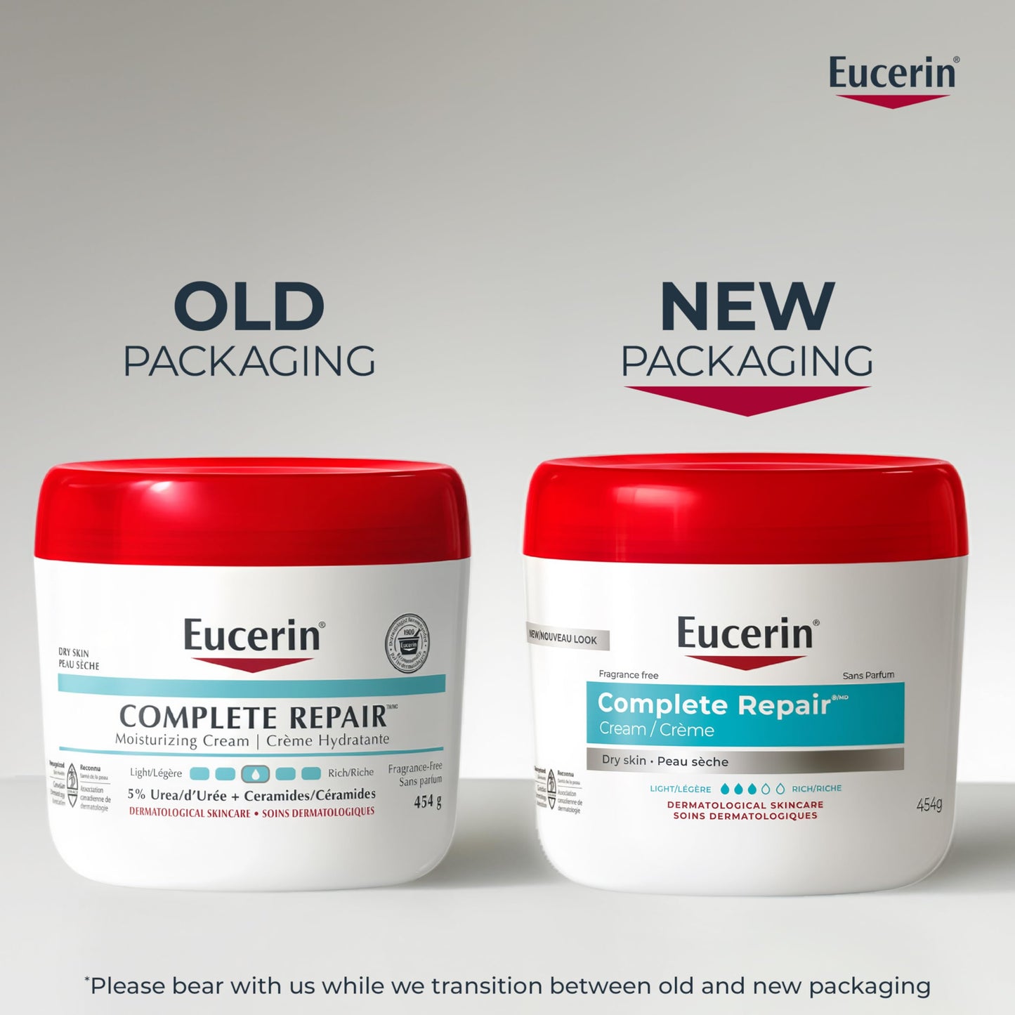 Eucerin Complete Repair Moisturizing Cream, Moisturizing Lotion with 5% Urea and Ceramides for Dry Skin, 454 g 🍁 All In One Marketplace Canada