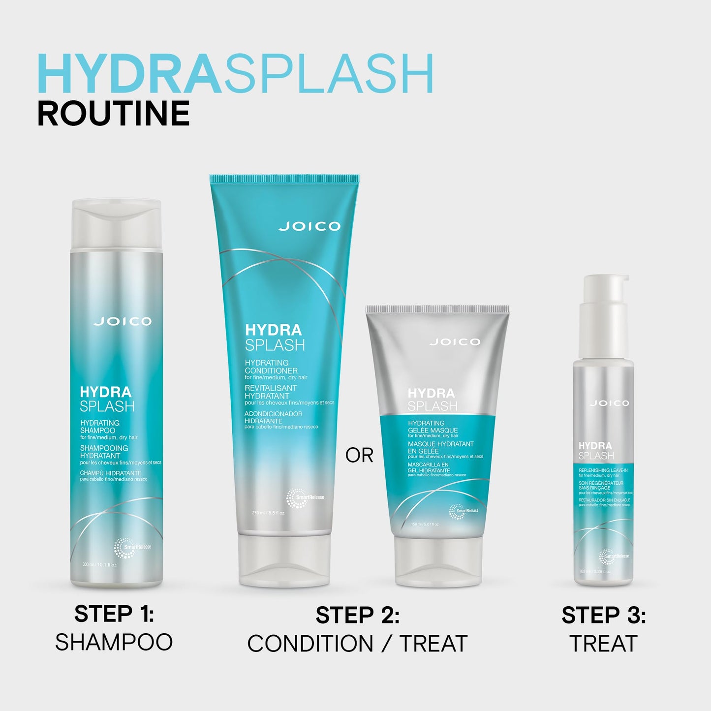 Joico HydraSplash Hydrating Conditioner for Fine to Medium Hair, Moisturizing Dry Damaged Hair with Keratin & Coconut Oil 🍁 All In One Marketplace Canada