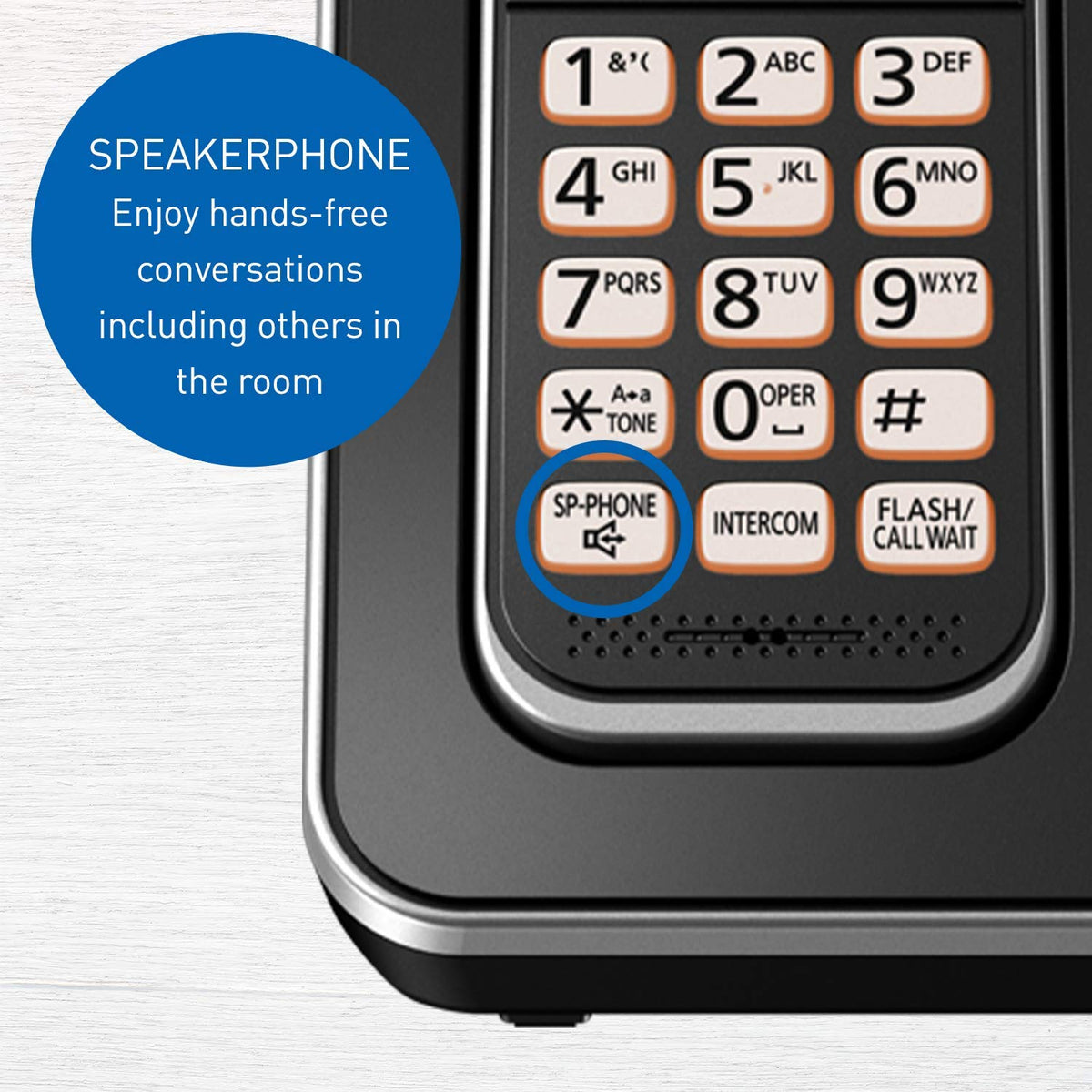 Panasonic DECT 6.0 Expandable Cordless Phone with Answering Machine and Call Block - 2 Cordless Handsets - KX-TGD392CB (Black) ๐ All In One Marketplace Canada